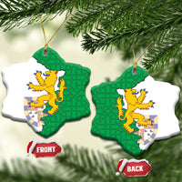 Radnorshire Wales Ceramic Ornament Map and Emblem Celtic Style - Wonder Print Shop