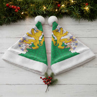 Radnorshire Wales Christmas Santa Hat Map and Emblem Celtic Style - Wonder Print Shop