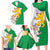 Radnorshire Wales Family Matching Long Sleeve Bodycon Dress and Hawaiian Shirt Map and Emblem Celtic Style - Wonder Print Shop