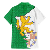 Radnorshire Wales Family Matching Mermaid Dress and Hawaiian Shirt Map and Emblem Celtic Style - Wonder Print Shop