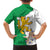 Radnorshire Wales Family Matching Summer Maxi Dress and Hawaiian Shirt Map and Emblem Celtic Style - Wonder Print Shop