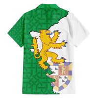 Radnorshire Wales Family Matching Summer Maxi Dress and Hawaiian Shirt Map and Emblem Celtic Style - Wonder Print Shop