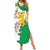 Radnorshire Wales Family Matching Summer Maxi Dress and Hawaiian Shirt Map and Emblem Celtic Style - Wonder Print Shop