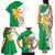 Radnorshire Wales Family Matching Tank Maxi Dress and Hawaiian Shirt Map and Emblem Celtic Style - Wonder Print Shop