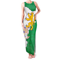 Radnorshire Wales Family Matching Tank Maxi Dress and Hawaiian Shirt Map and Emblem Celtic Style - Wonder Print Shop