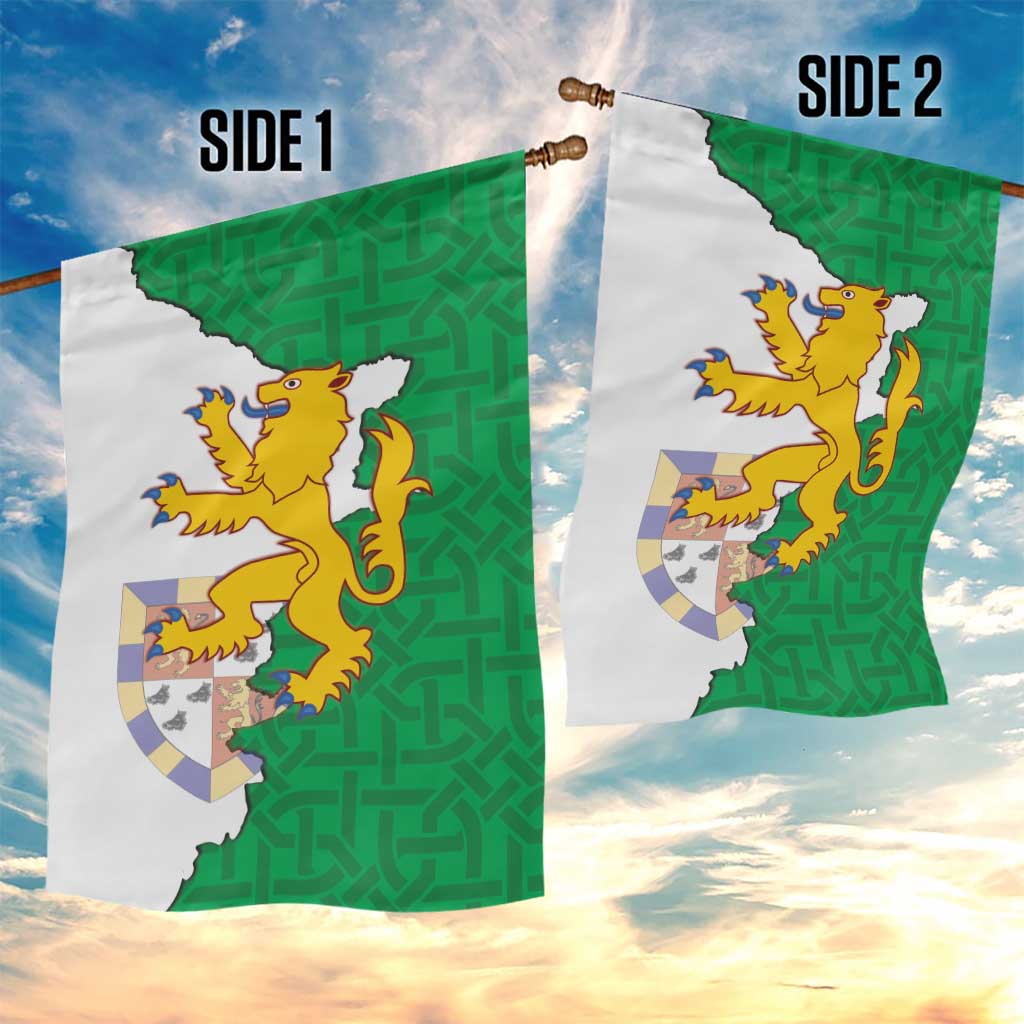Radnorshire Wales Garden Flag Map and Emblem Celtic Style - Wonder Print Shop