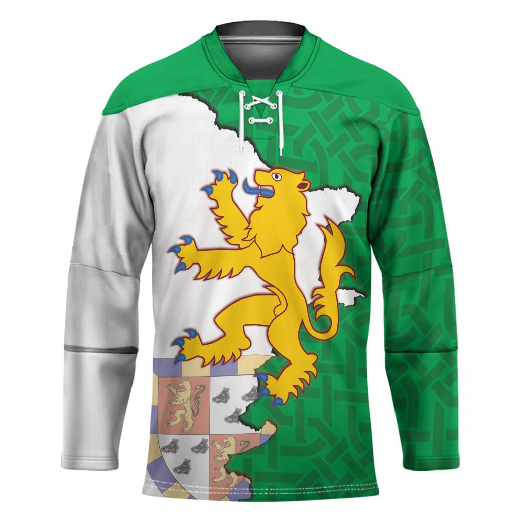 Radnorshire Wales Hockey Jersey Map and Emblem Celtic Style - Wonder Print Shop