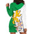 Radnorshire Wales Hoodie Dress Map and Emblem Celtic Style - Wonder Print Shop