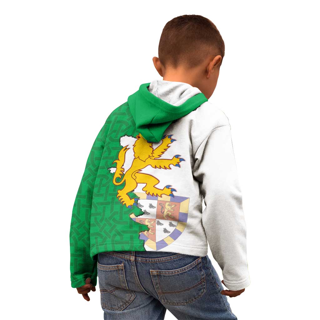 Radnorshire Wales Kid Hoodie Map and Emblem Celtic Style - Wonder Print Shop