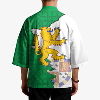 Radnorshire Wales Kimono Map and Emblem Celtic Style - Wonder Print Shop