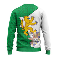 Radnorshire Wales Ugly Christmas Sweater Map and Emblem Celtic Style - Wonder Print Shop