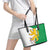 Radnorshire Wales Leather Tote Bag Map and Emblem Celtic Style - Wonder Print Shop
