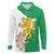 Radnorshire Wales Long Sleeve Polo Shirt Map and Emblem Celtic Style - Wonder Print Shop