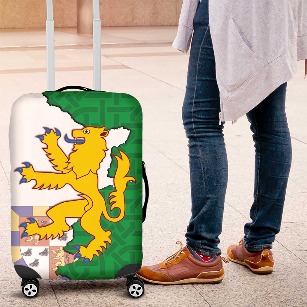 Radnorshire Wales Luggage Cover Map and Emblem Celtic Style - Wonder Print Shop