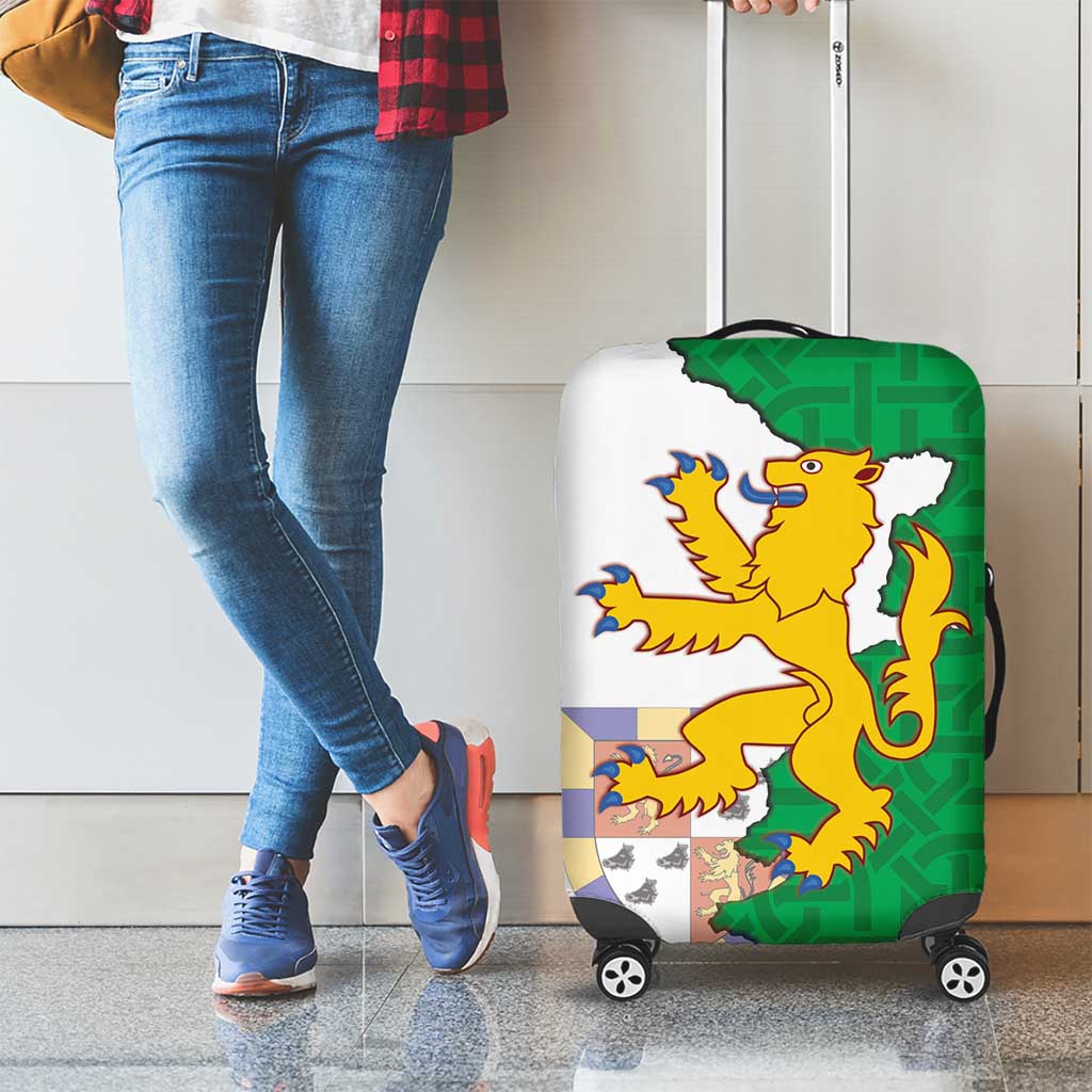 Radnorshire Wales Luggage Cover Map and Emblem Celtic Style - Wonder Print Shop