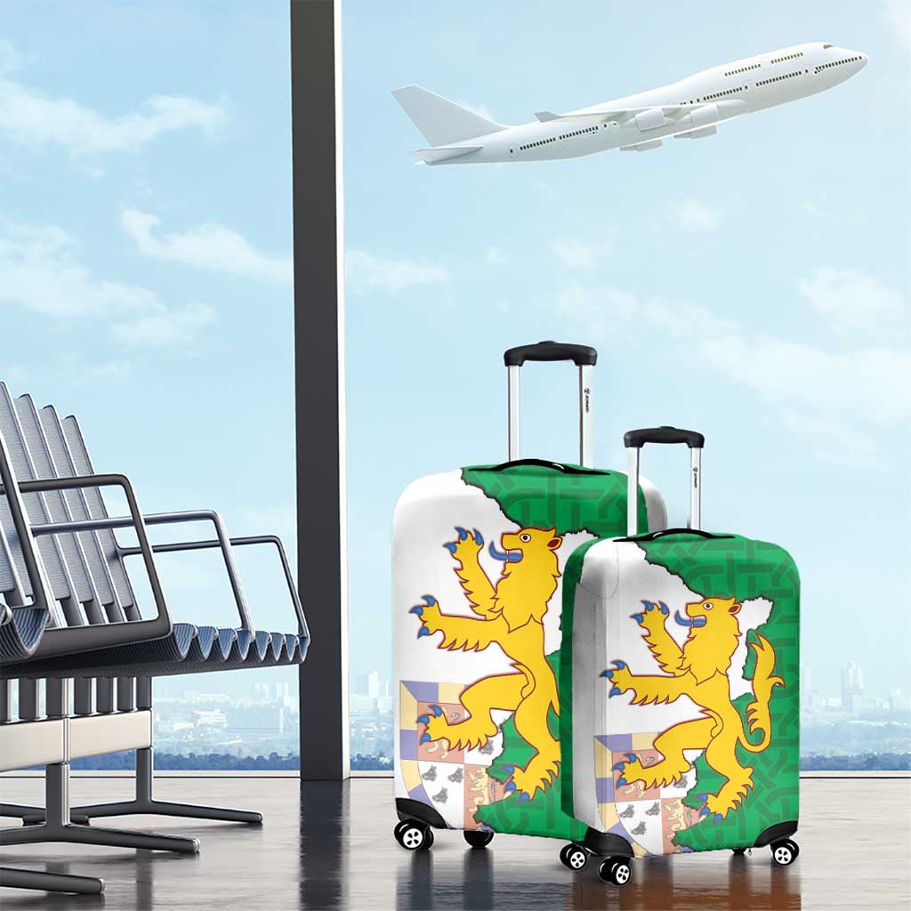 Radnorshire Wales Luggage Cover Map and Emblem Celtic Style - Wonder Print Shop