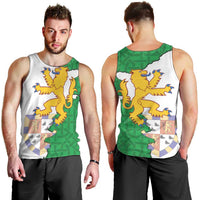 Radnorshire Wales Men Tank Top Map and Emblem Celtic Style - Wonder Print Shop