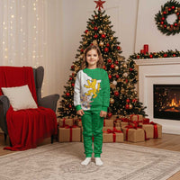 Radnorshire Wales Christmas Pajama Set Map and Emblem Celtic Style - Wonder Print Shop