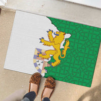 Radnorshire Wales Rubber Doormat Map and Emblem Celtic Style - Wonder Print Shop