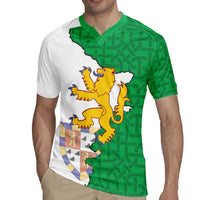 Radnorshire Wales Rugby Jersey Map and Emblem Celtic Style - Wonder Print Shop