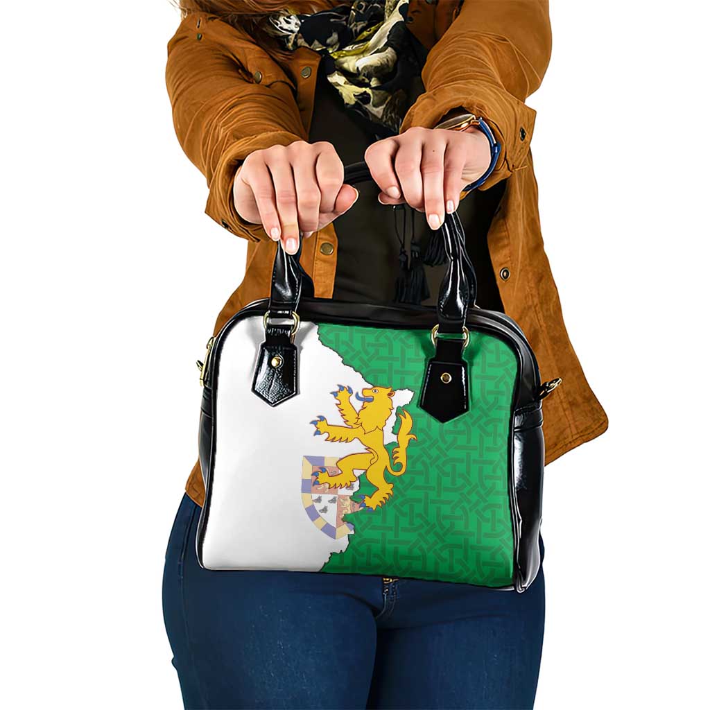 Radnorshire Wales Shoulder Handbag Map and Emblem Celtic Style - Wonder Print Shop