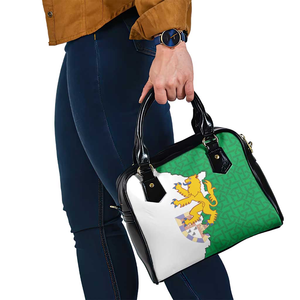 Radnorshire Wales Shoulder Handbag Map and Emblem Celtic Style - Wonder Print Shop