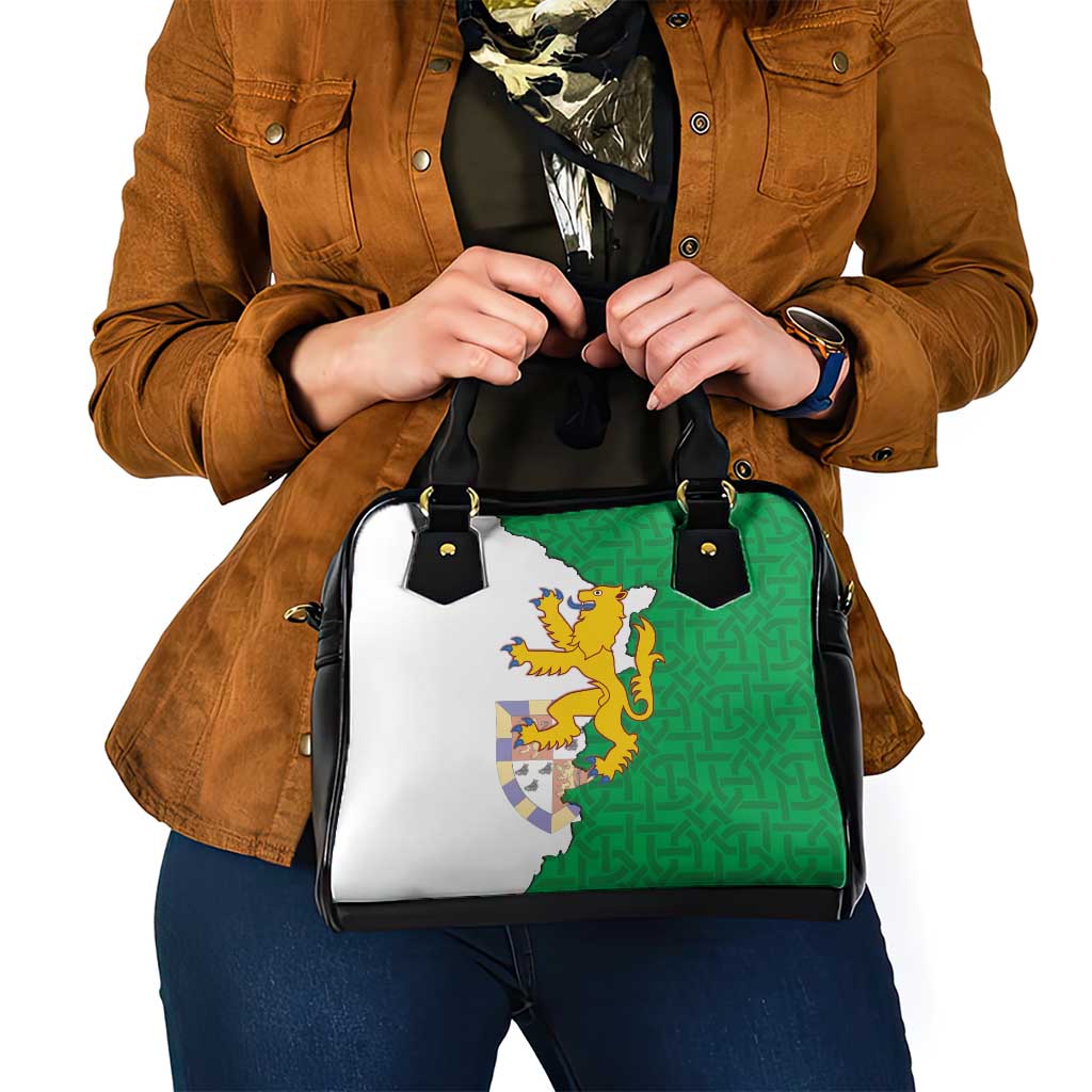 Radnorshire Wales Shoulder Handbag Map and Emblem Celtic Style - Wonder Print Shop