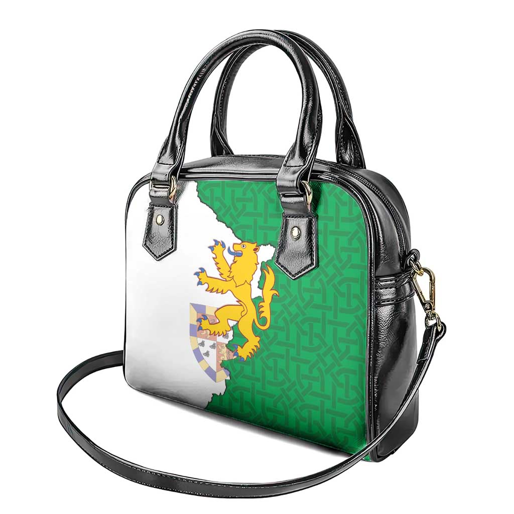 Radnorshire Wales Shoulder Handbag Map and Emblem Celtic Style - Wonder Print Shop