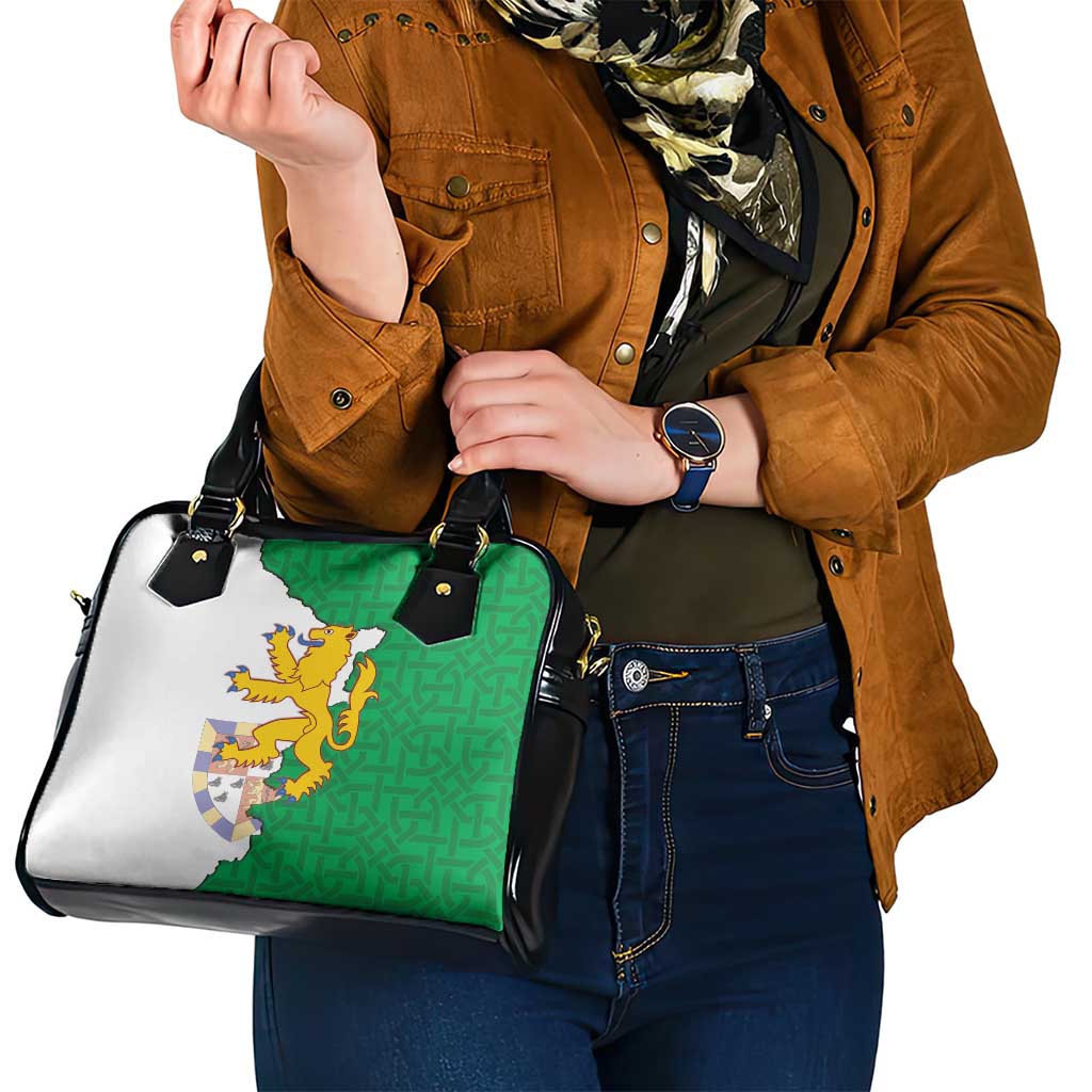 Radnorshire Wales Shoulder Handbag Map and Emblem Celtic Style - Wonder Print Shop