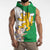 Radnorshire Wales Sleeveless Hoodie Map and Emblem Celtic Style - Wonder Print Shop