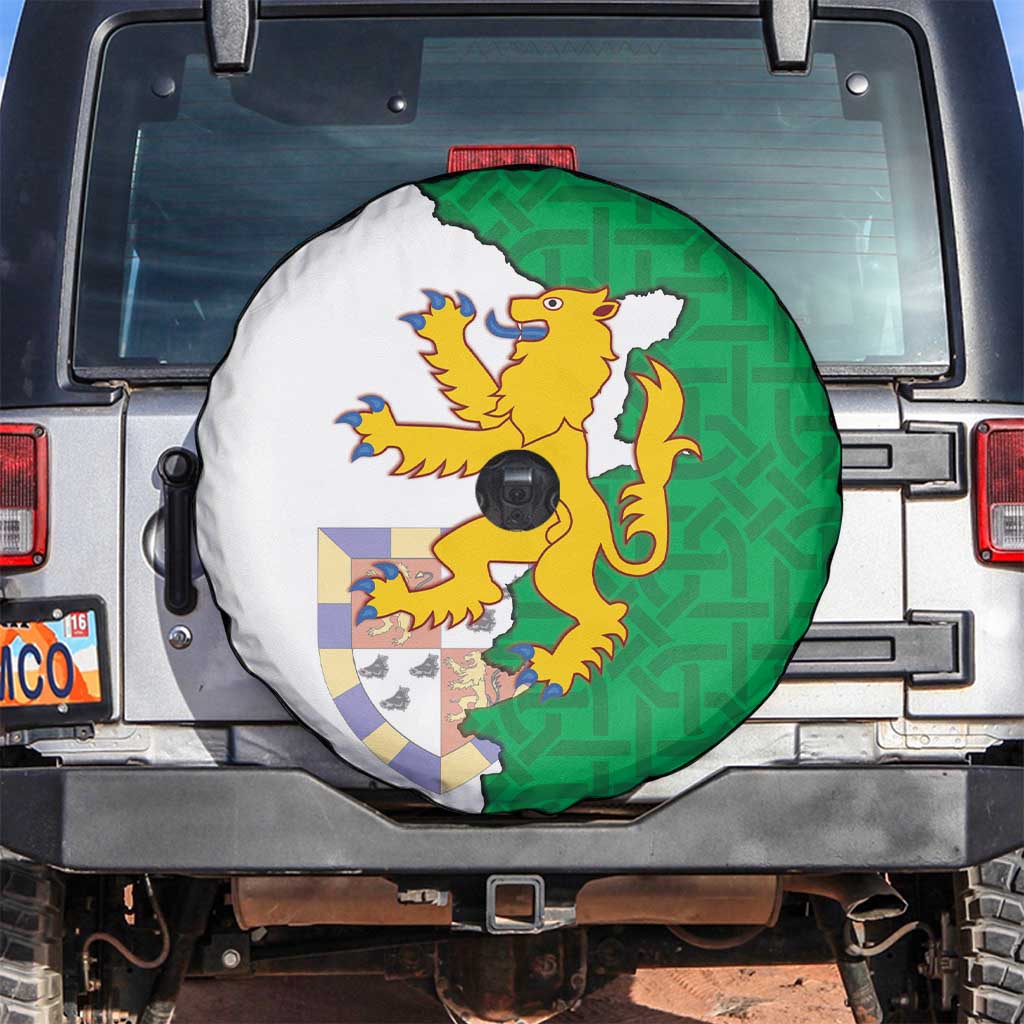 Radnorshire Wales Spare Tire Cover Map and Emblem Celtic Style - Wonder Print Shop