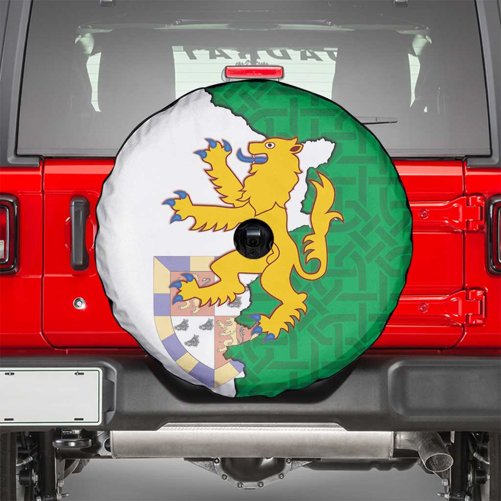 Radnorshire Wales Spare Tire Cover Map and Emblem Celtic Style - Wonder Print Shop