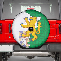 Radnorshire Wales Spare Tire Cover Map and Emblem Celtic Style - Wonder Print Shop