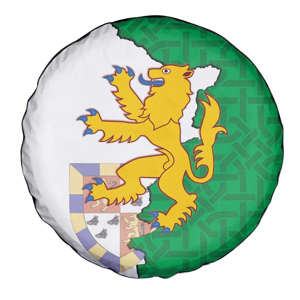 Radnorshire Wales Spare Tire Cover Map and Emblem Celtic Style - Wonder Print Shop