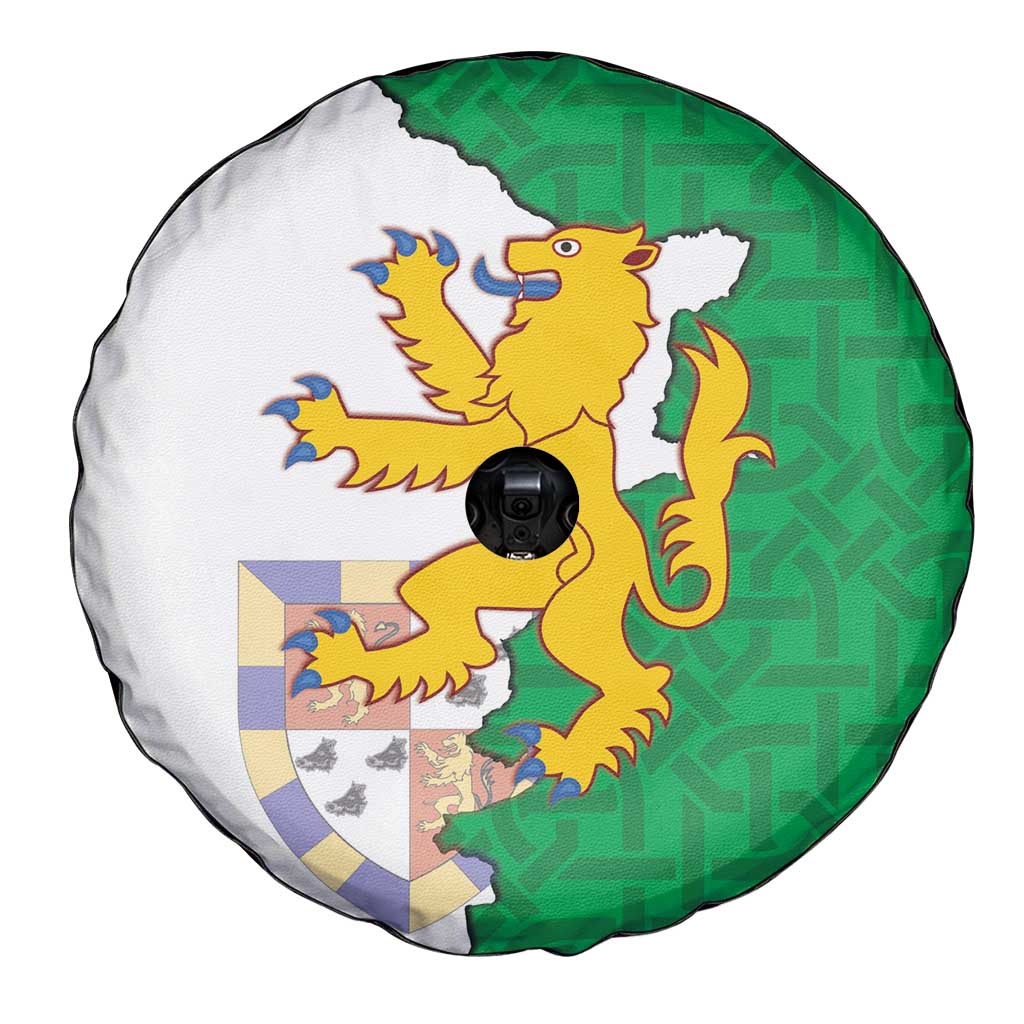 Radnorshire Wales Spare Tire Cover Map and Emblem Celtic Style - Wonder Print Shop