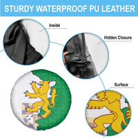 Radnorshire Wales Spare Tire Cover Map and Emblem Celtic Style - Wonder Print Shop