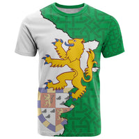 Radnorshire Wales T Shirt Map and Emblem Celtic Style - Wonder Print Shop