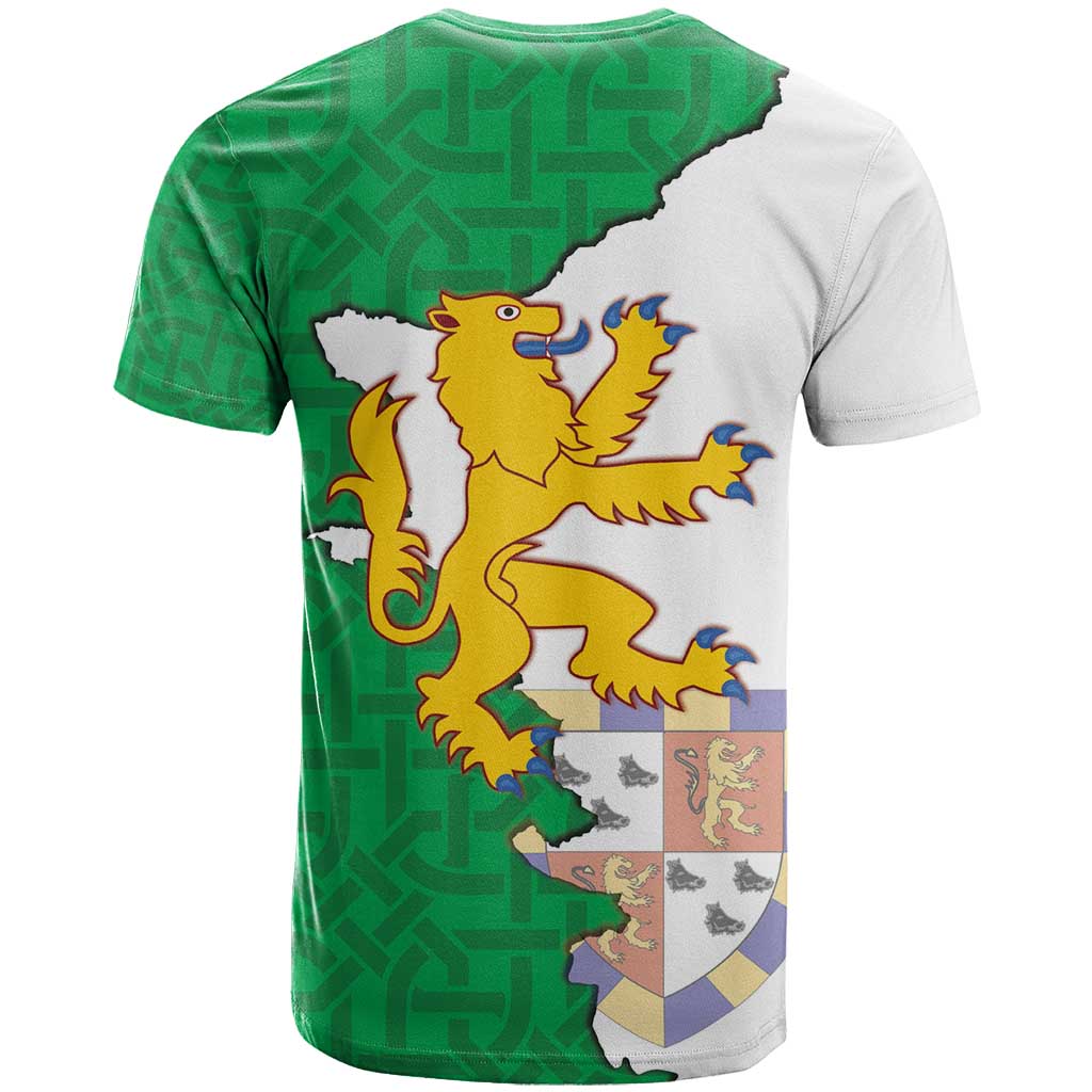 Radnorshire Wales T Shirt Map and Emblem Celtic Style - Wonder Print Shop