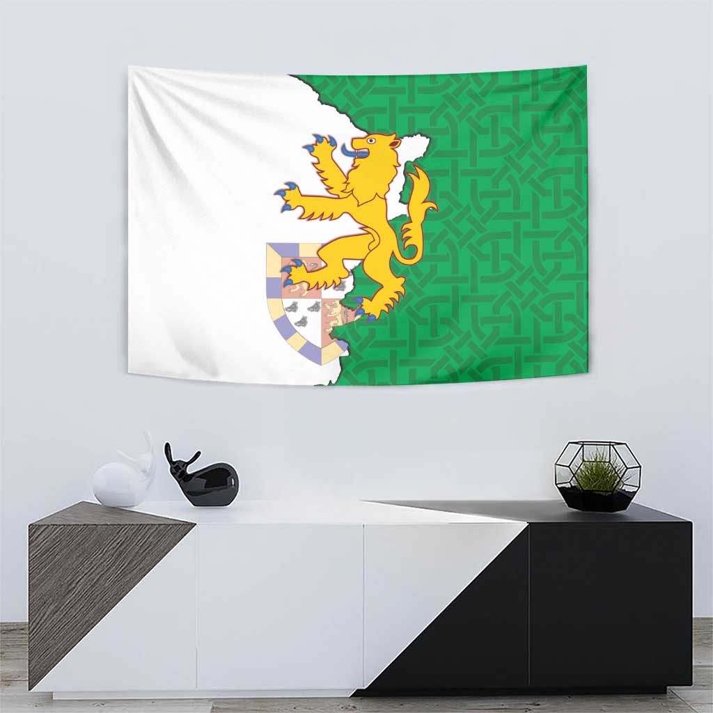 Radnorshire Wales Tapestry Map and Emblem Celtic Style - Wonder Print Shop