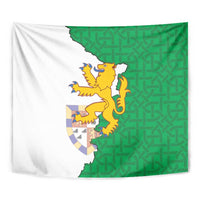 Radnorshire Wales Tapestry Map and Emblem Celtic Style - Wonder Print Shop