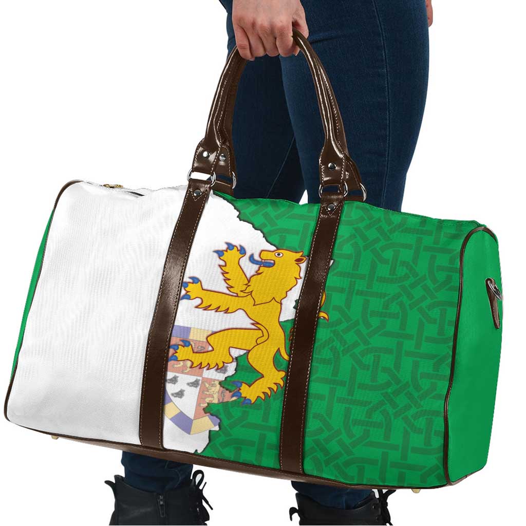 Radnorshire Wales Travel Bag Map and Emblem Celtic Style - Wonder Print Shop