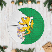 Radnorshire Wales Tree Skirt Map and Emblem Celtic Style - Wonder Print Shop