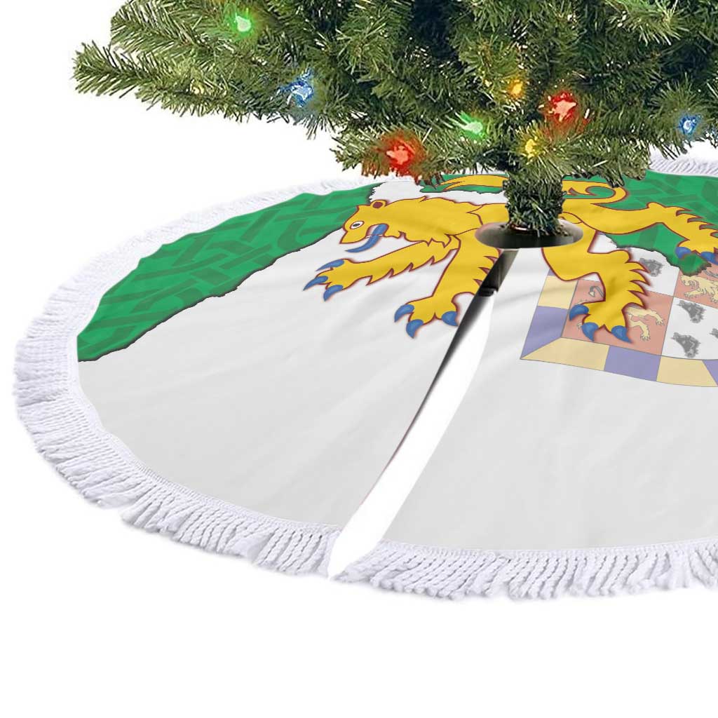 Radnorshire Wales Tree Skirt Map and Emblem Celtic Style - Wonder Print Shop