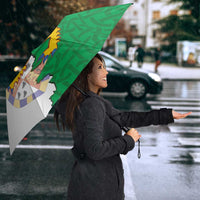 Radnorshire Wales Umbrella Map and Emblem Celtic Style - Wonder Print Shop