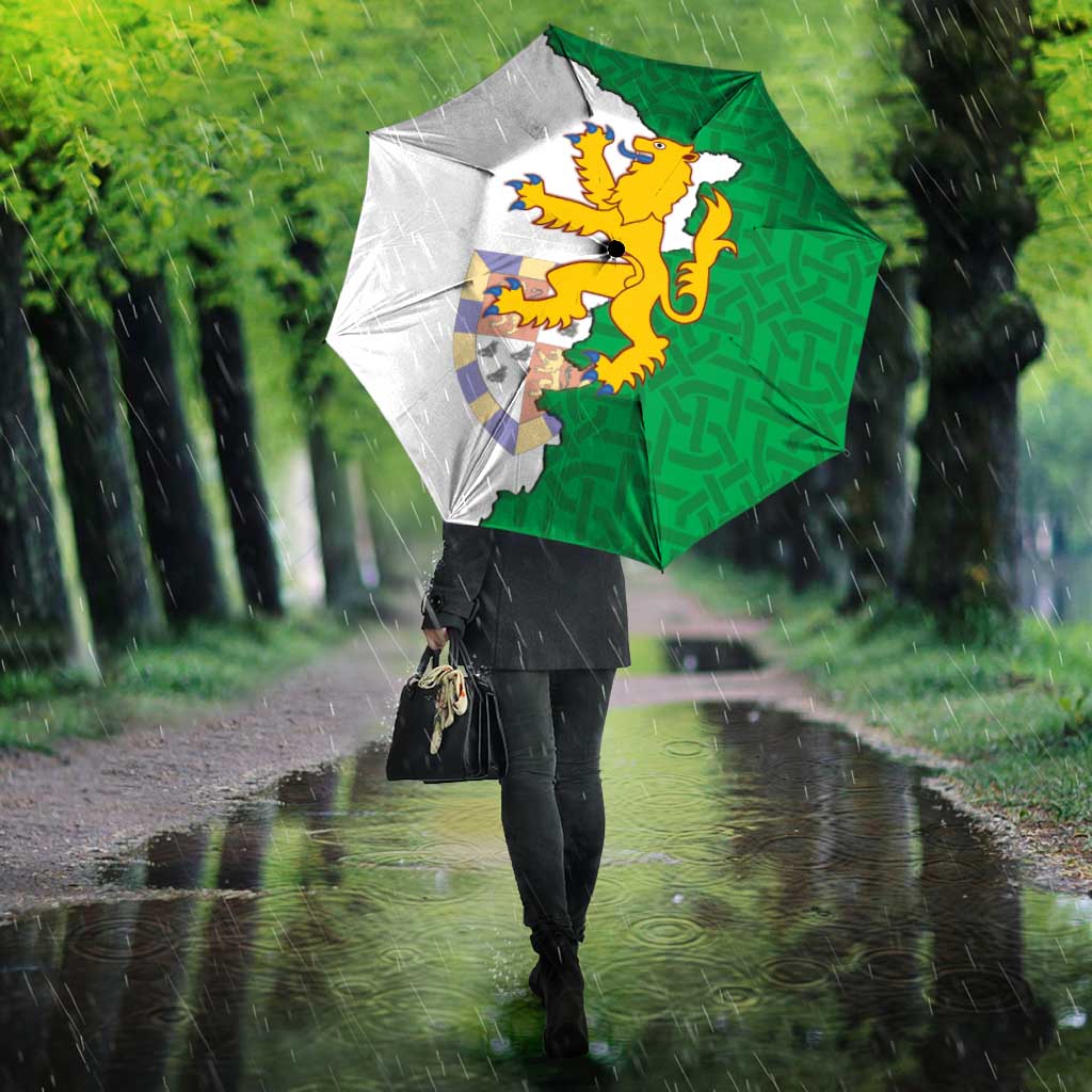 Radnorshire Wales Umbrella Map and Emblem Celtic Style - Wonder Print Shop