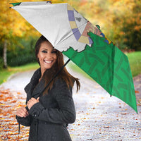 Radnorshire Wales Umbrella Map and Emblem Celtic Style - Wonder Print Shop