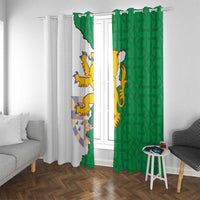 Radnorshire Wales Window Curtain Map and Emblem Celtic Style - Wonder Print Shop