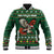 Personalized Radnorshire Wales Christmas Baseball Jacket Red-Tailed Hawk Design - Wonder Print Shop