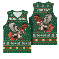 Personalized Radnorshire Wales Christmas Basketball Jersey Red-Tailed Hawk Design - Wonder Print Shop