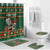 Personalized Radnorshire Wales Christmas Bathroom Set Red-Tailed Hawk Design - Wonder Print Shop